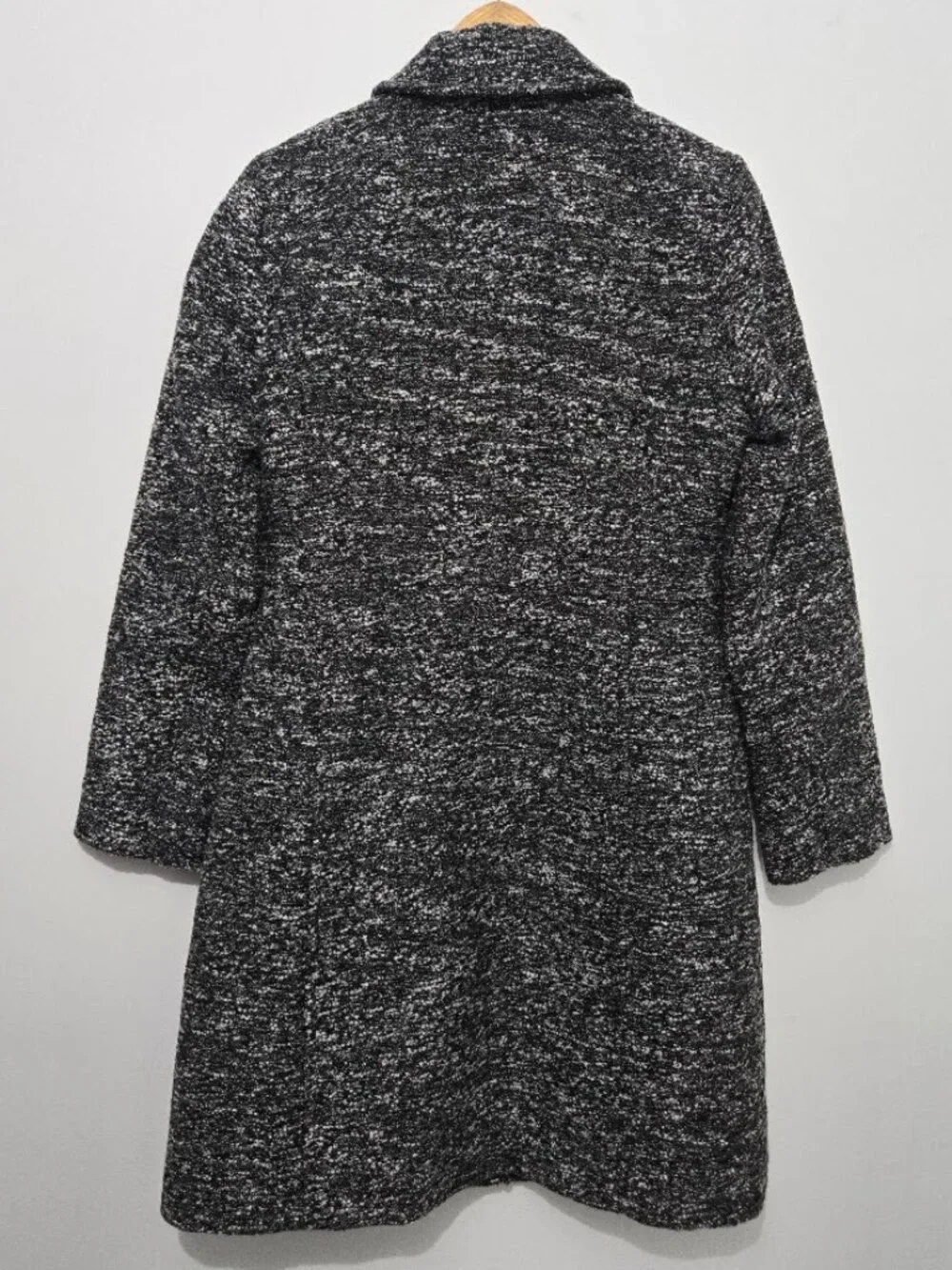 J Crew Factory Womens Boucle Lady Day Coat Size 6 Lined Overcoat Preppy Neutral - Picture 3 of 12